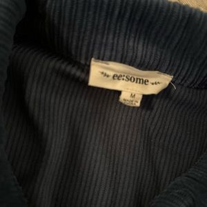 Corduroy & denim Shacket…